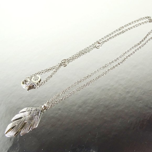 JOHN HARDY Bamboo Woven Collection Sterling Silver Pendant & Chain Necklace - Picture 4 of 8